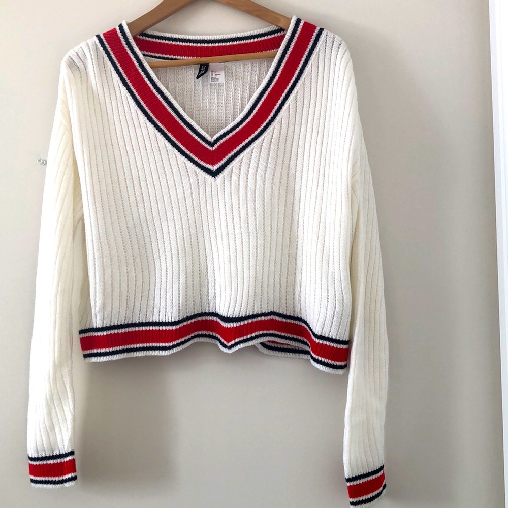 SzS v neck knit pullover